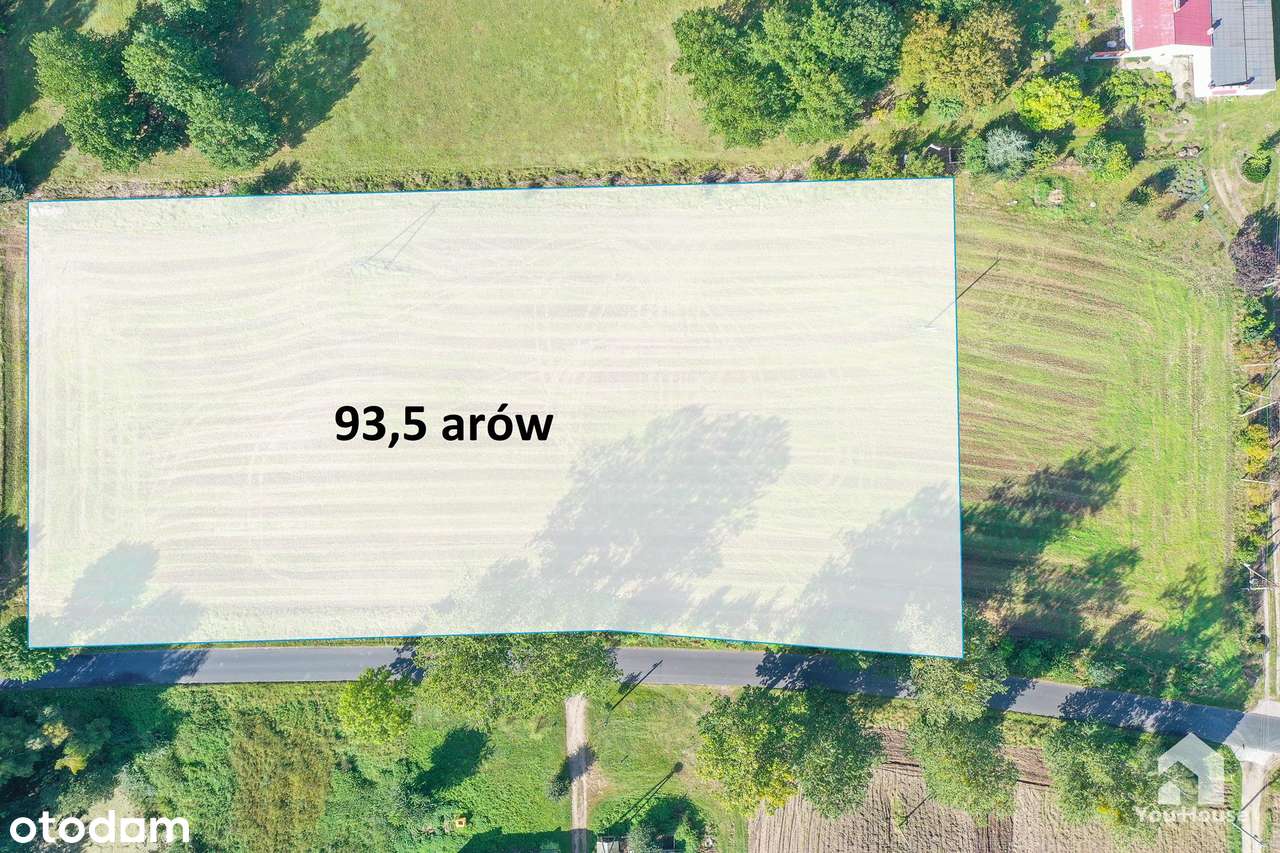 Działka budowlana 93,5 arów – Tereszewo-7