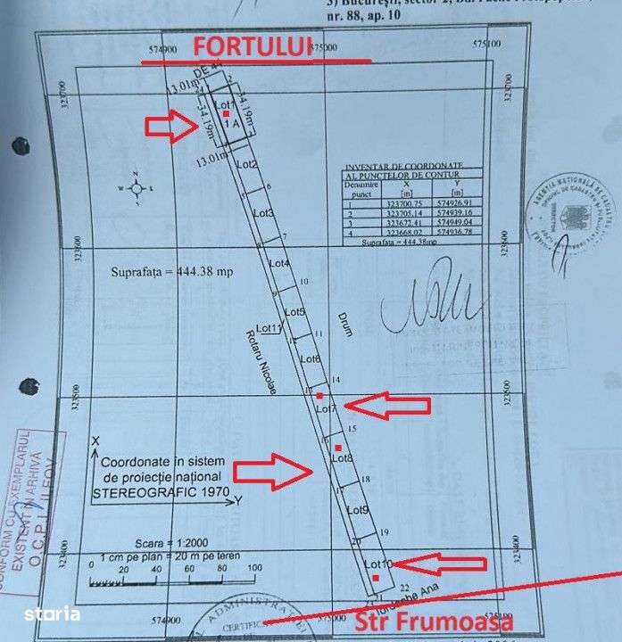 Teren langa Unitatea Militara cu acces din Fortului-7