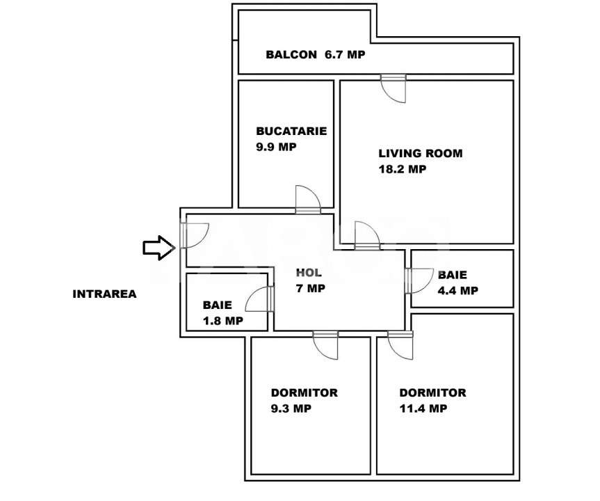 Apartament etaj 1 de vanzare 3 camere 2 bai balcon pivnita Cisnadie - Imagine principală: 3/15