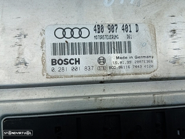 Centralina Do Motor  Ecu Audi A6 Avant (4B5, C5) - 4