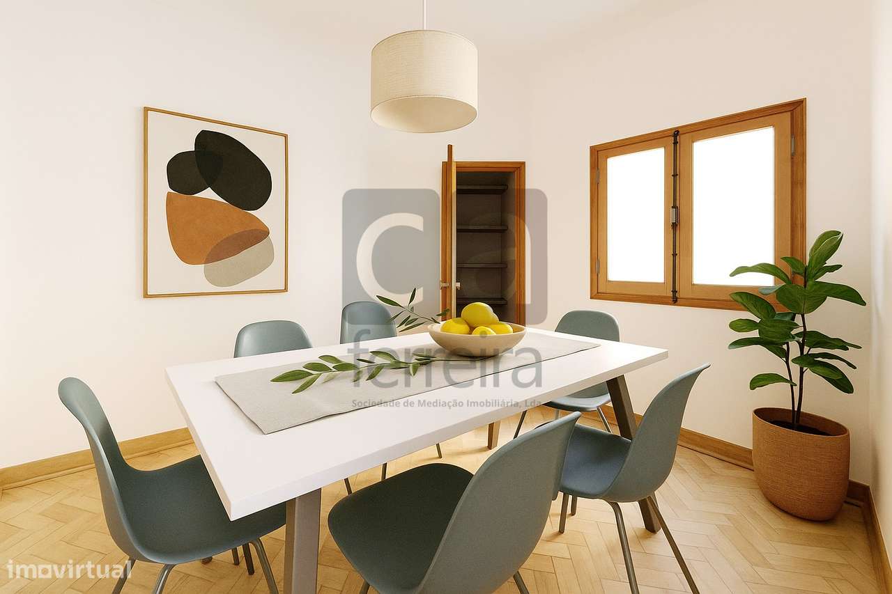 Apartamento T3 com Logradouro e Garagem/Loja – Almeirim - Grande imagem: 5/29