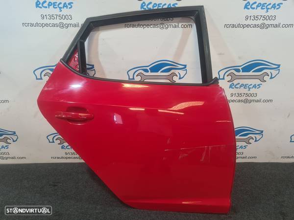 PORTA TRASEIRA TRÁS DIREITA SEAT IBIZA 6J FECHO ELEVADOR MOTOR PUXADOR VIDRO - 3