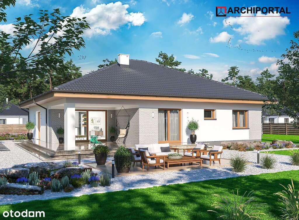 Wolnostąjący dom parterowy -Wolica - Pełny obrazek: 1/13