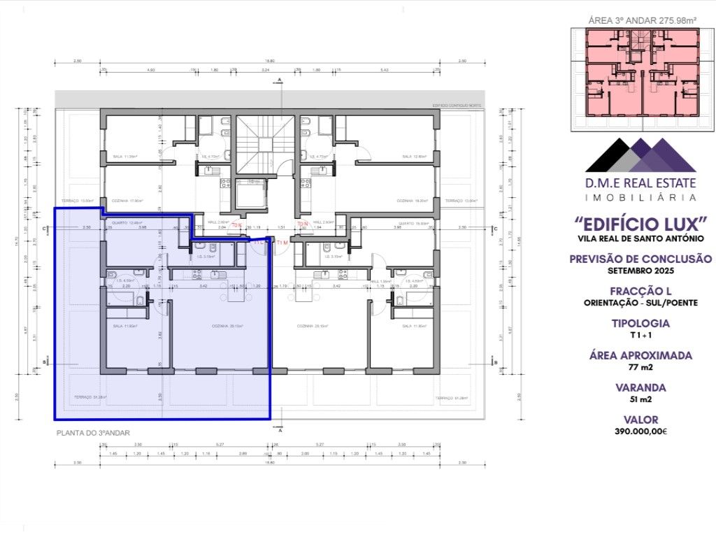 Apartamento T1+1