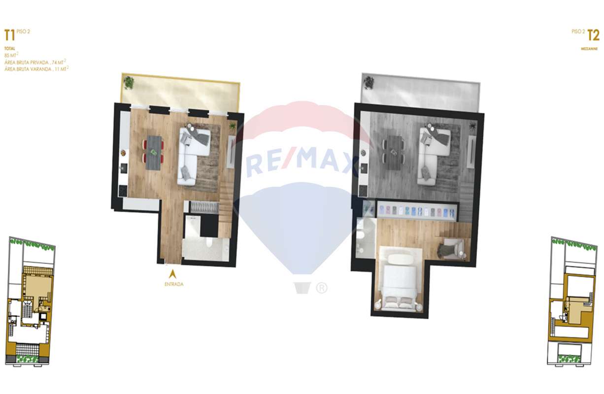 Apartamento T1 para venda - Grande imagem: 3/9