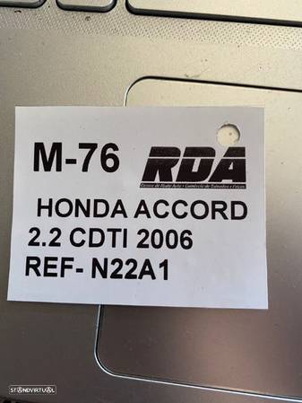 M76 Motor Honda Accord 2.2 Cdti De 2006 Ref- N22A1 - 5