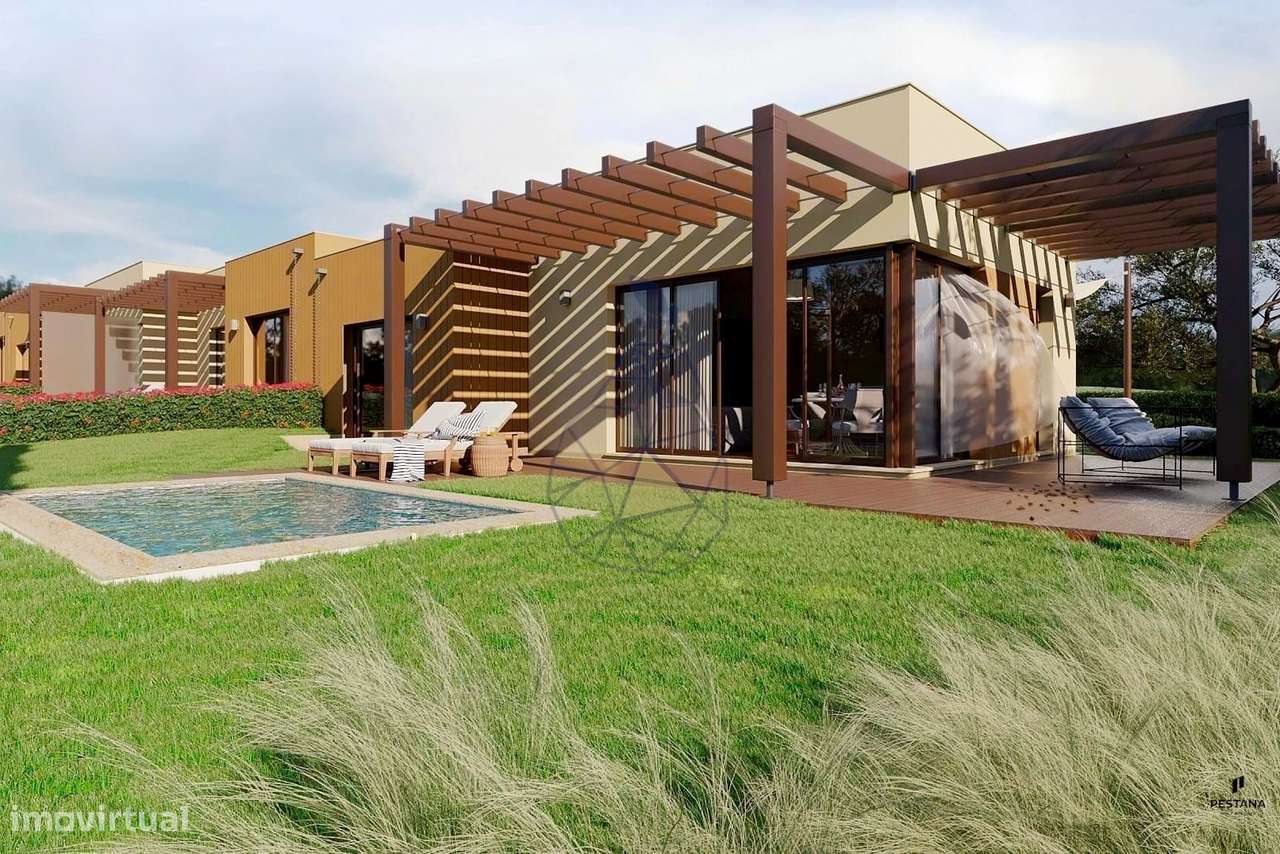 Moderna moradia em banda com piscina em construção em Silves - Grande imagem: 5/11