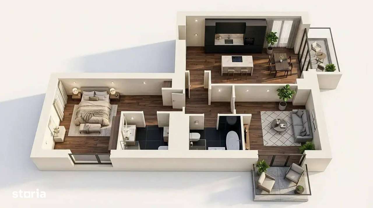 3 camere premium | Aviatiilor Towers | Mall Promenada