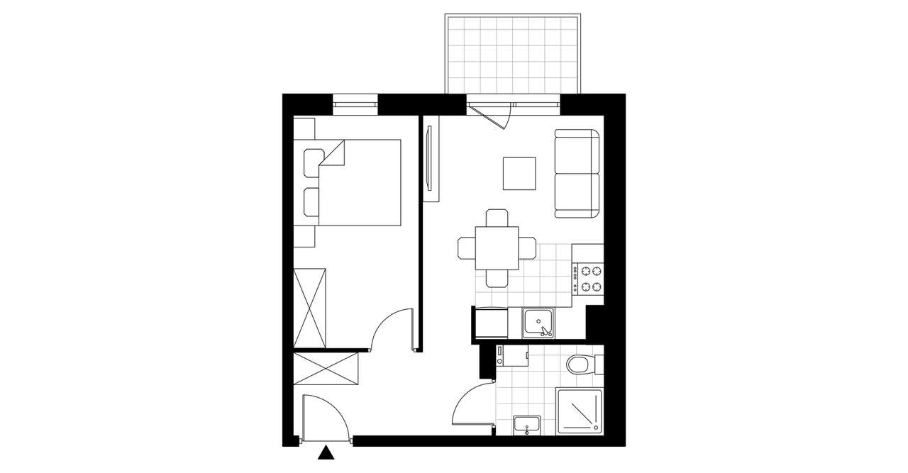 Zakątek Łokietka | mieszkanie 2-pok. | A15 - Pełny obrazek: 4/7