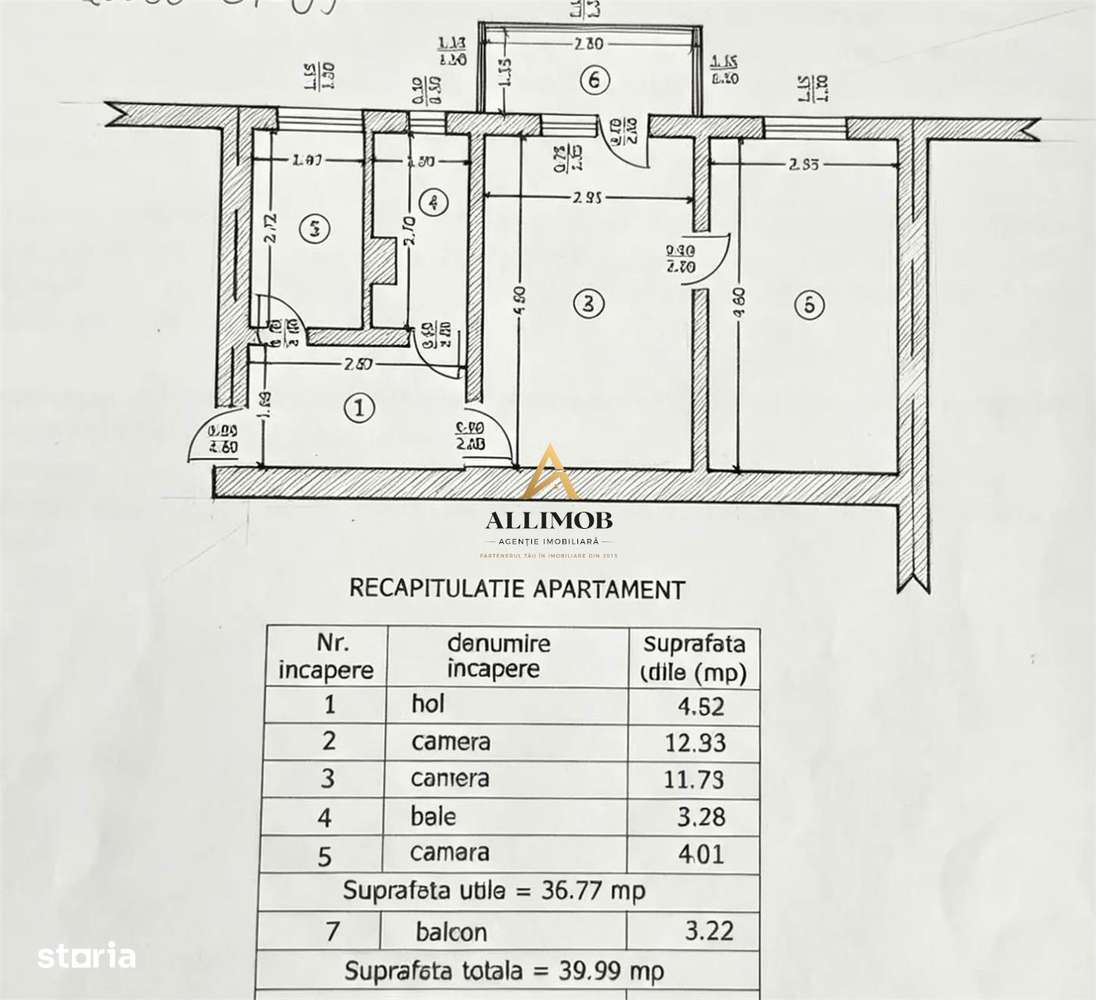 Apartament 2 camere de vanzare – Floresti, Prahova | 30.000 €-8