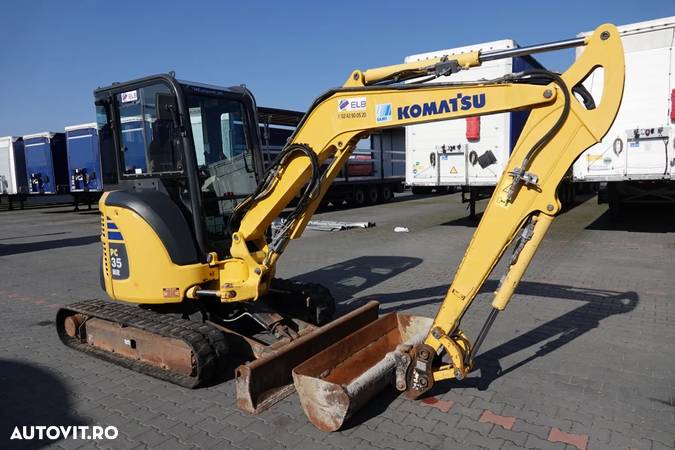 Komatsu PC 35 MR-3 / 2015 / 5600MTH / MINI EXCAVATOR / SET GALETE - 10