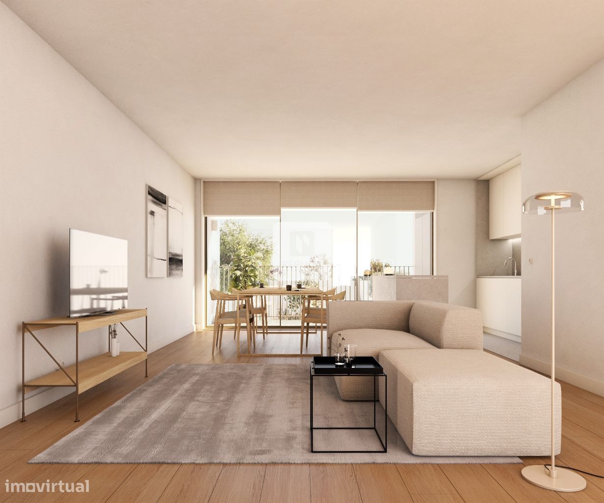 T2 Novo com Varanda e Garagem New Two Bedroom Apartment Porto Campanhã