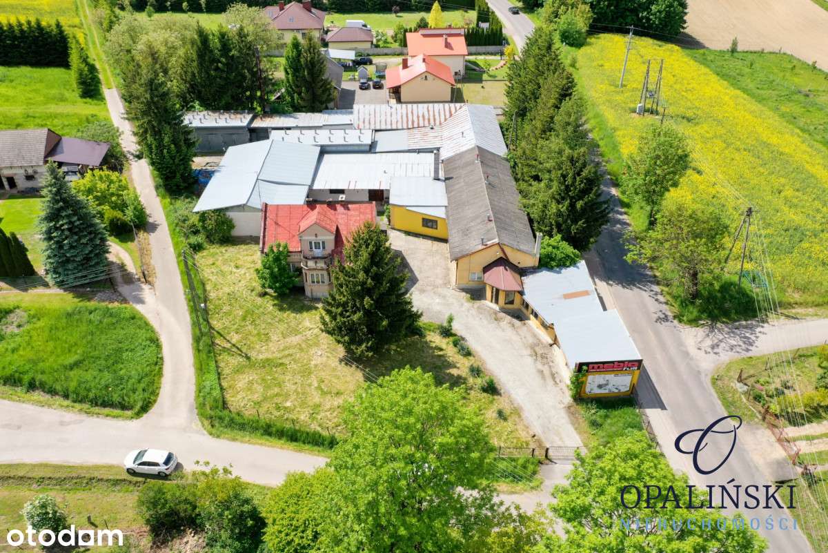 Dom | budynki usługowo produkcyjne | działka 36ar-12