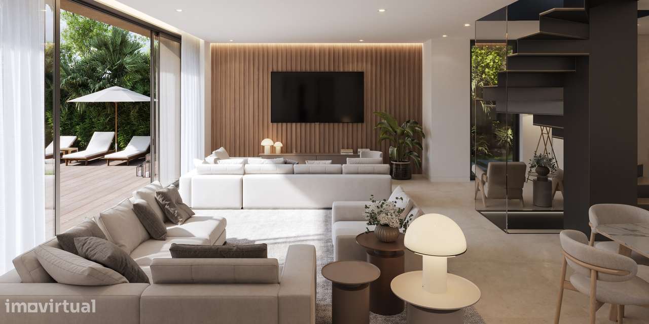 Moradia T4 com piscina, garagem e vista jardim e serra-18