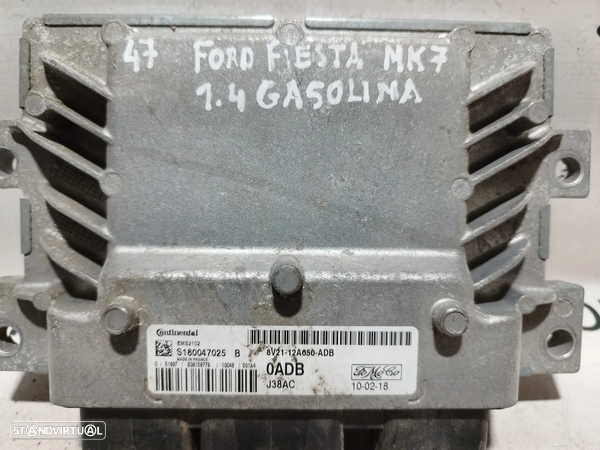 CENTRALINA ENGINE CONTROL  FORD FIESTA VII MK7   S180047025 A S180047025A  8V21-12A650-ADA 8V21-12A650-ADA  0ADA J38AC FXJA - 3