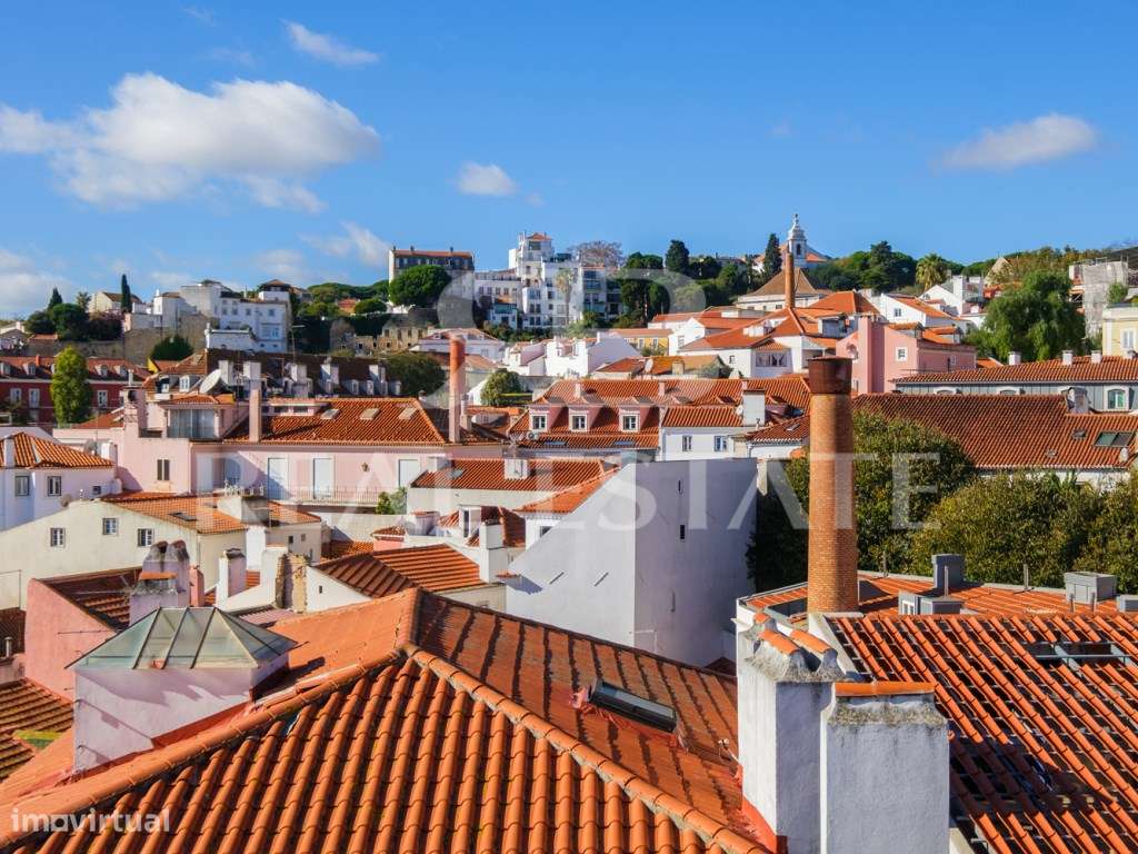 T3 duplex com VISTA + TERRAÇOS + PISCINA + GARAGEM em São Vicente -...-25