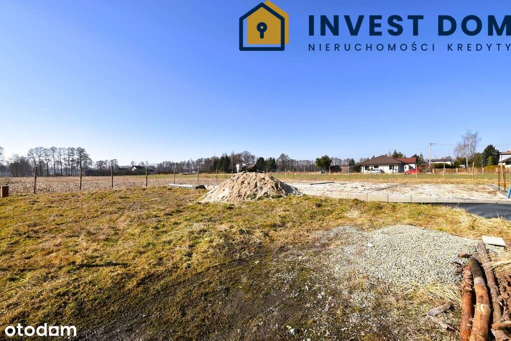 Działka 950m2 z fundamentami + projekt-2