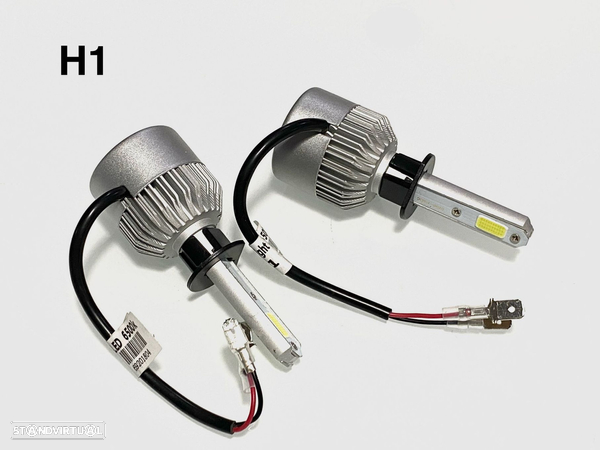lampadas led h1 6500k 8500lm cor branca ( 2 unidades ) - 1