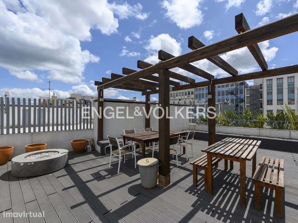 Penthouse T2 com Rooftop junto à Avenida da Liberdade - Grande imagem: 2/32