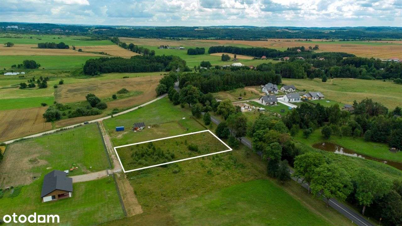Duża działka 2899 m² |3km od Lidzbarka| Wz,-2