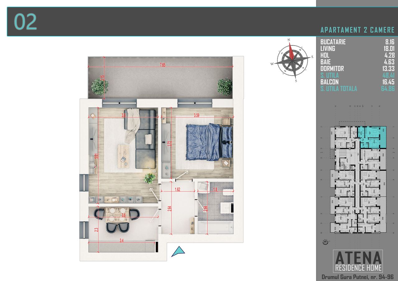 Titan Sector 3 Parcul Teilor Apartament 2 camere