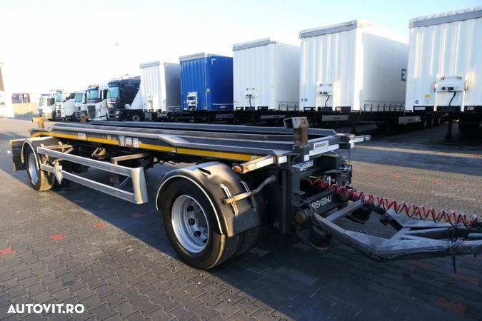 Louault RD 24 / REMORCA HOOKLIFT / PENTRU TRANSPORT CONTAINERE / 2018R - 11