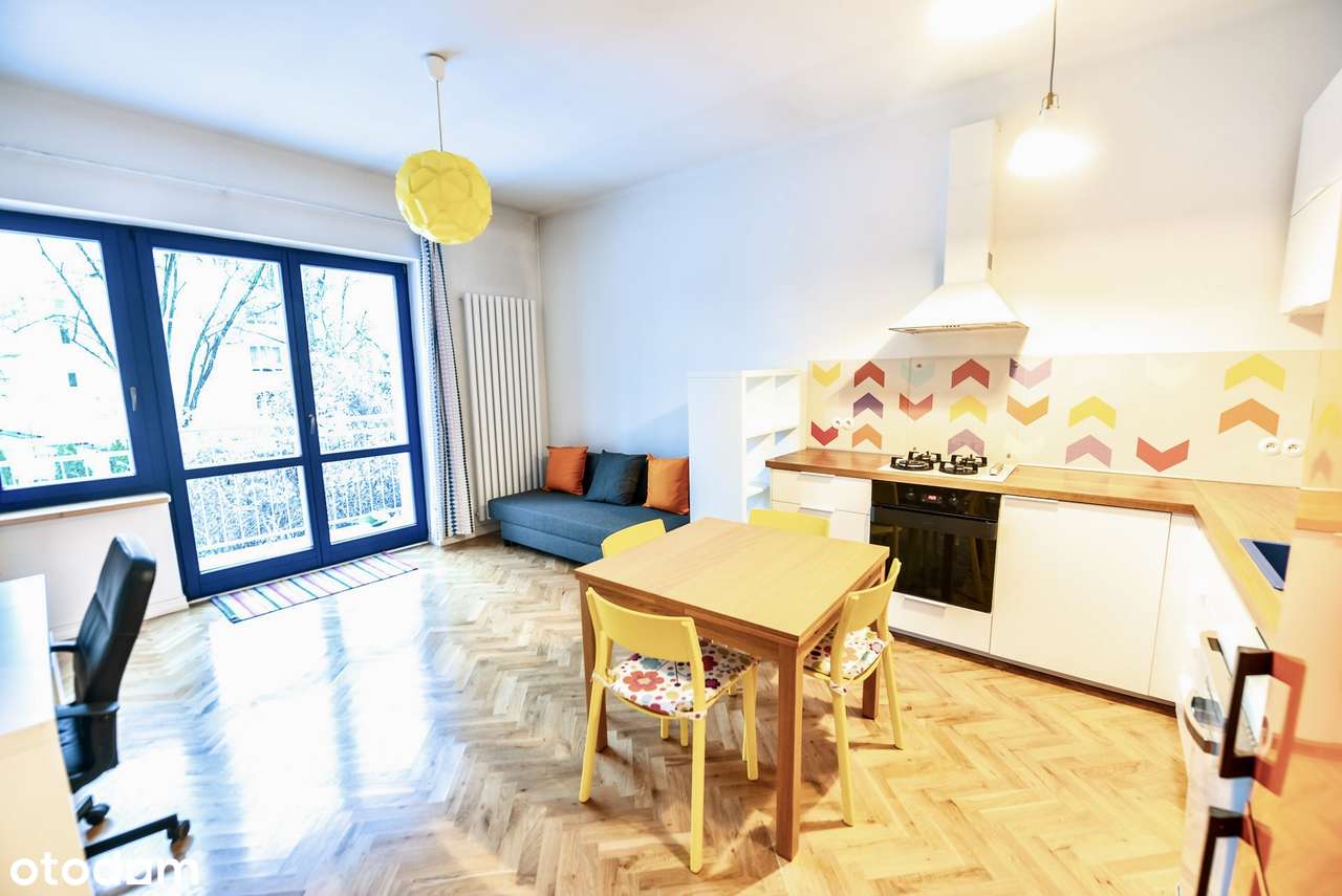 Ciche, przestronne mieszkanie w sercu Saskiej Kępy!-2