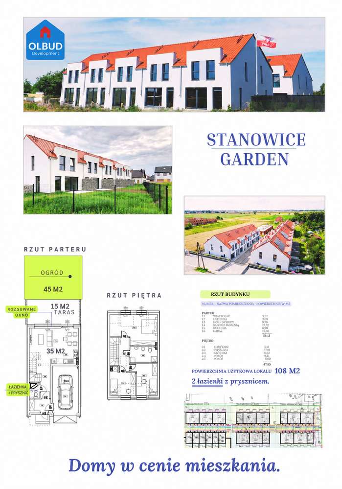 DOM 104 m² Z GARAŻEM W CENIE MIESZKANIA + 4 POKOJE + OGRÓD - View 2