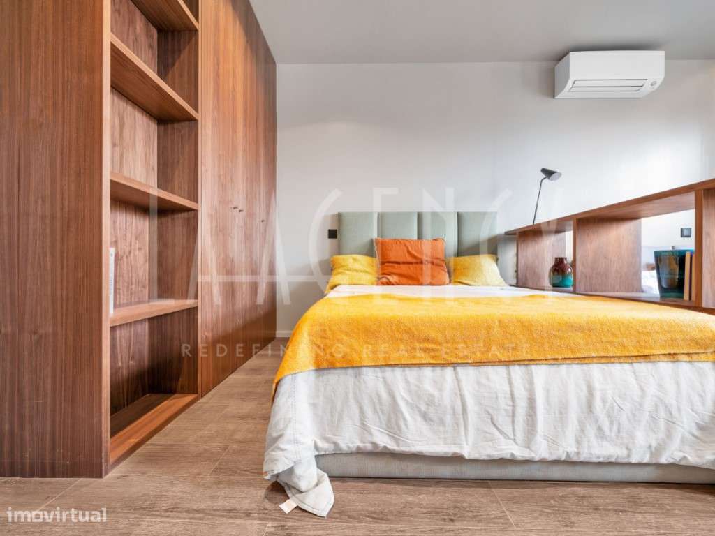 Estúdio T0 Totalmente Equipado e Mobilado-6