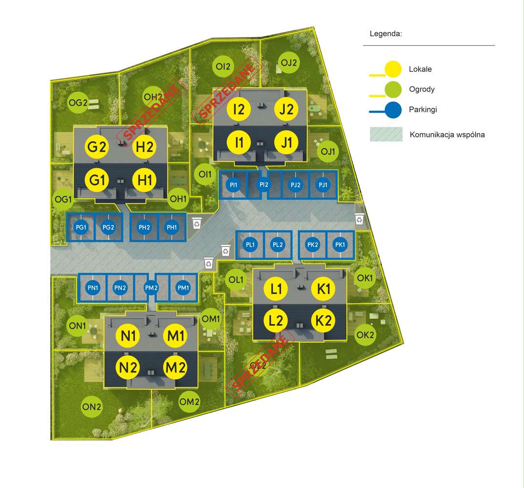 Lokale mieszkalne z ogródkiem i 2 ms-c parkingowymi-13