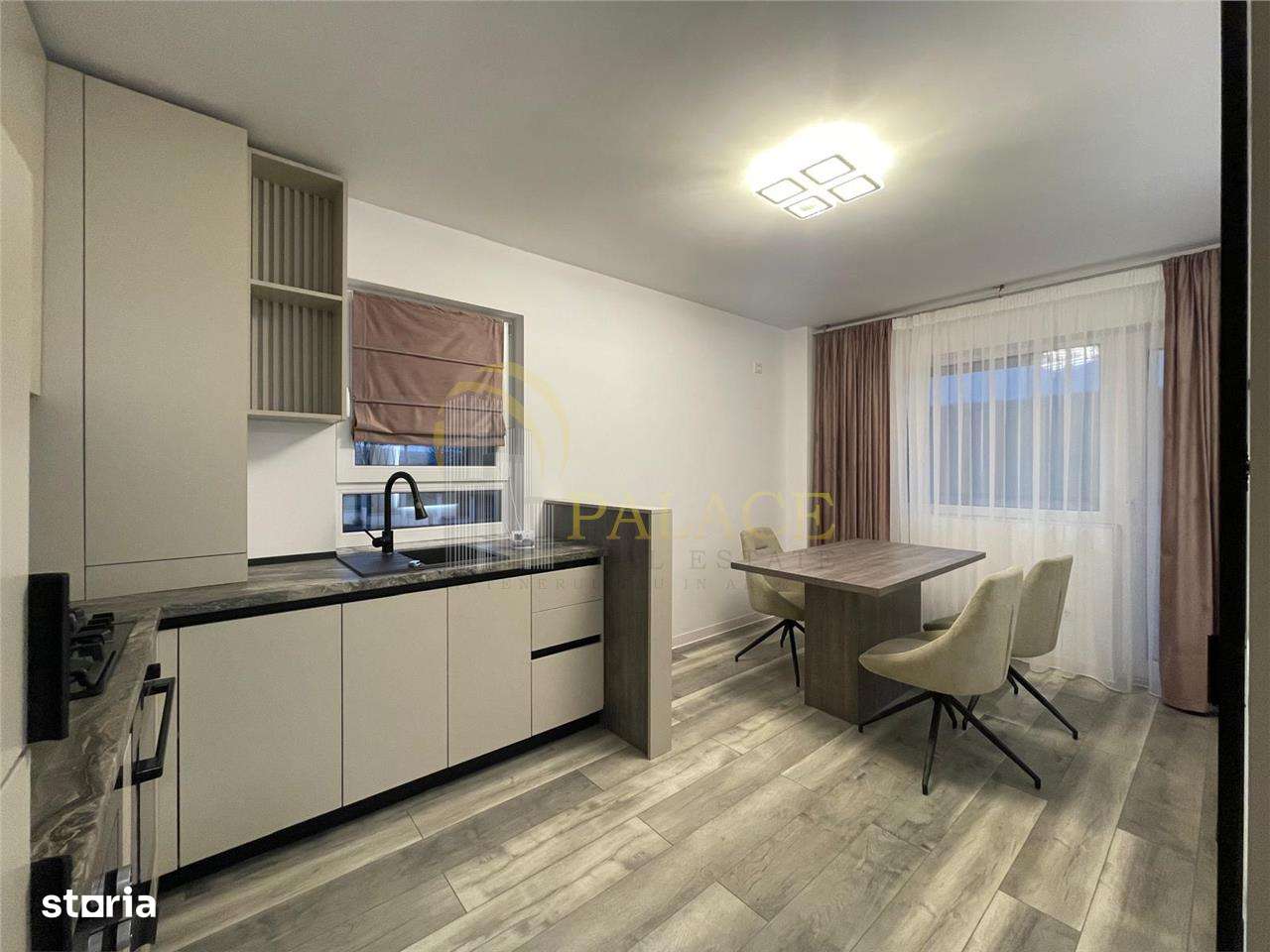 Intabulat, 2 camere open space, loc de parcare, mobilat, Rediu-1