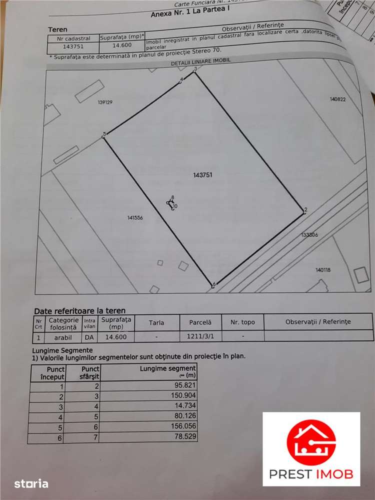 De vanzare teren intravilan clasa B ,14600 mp, Targu Mures - Imagine principală: 2/4