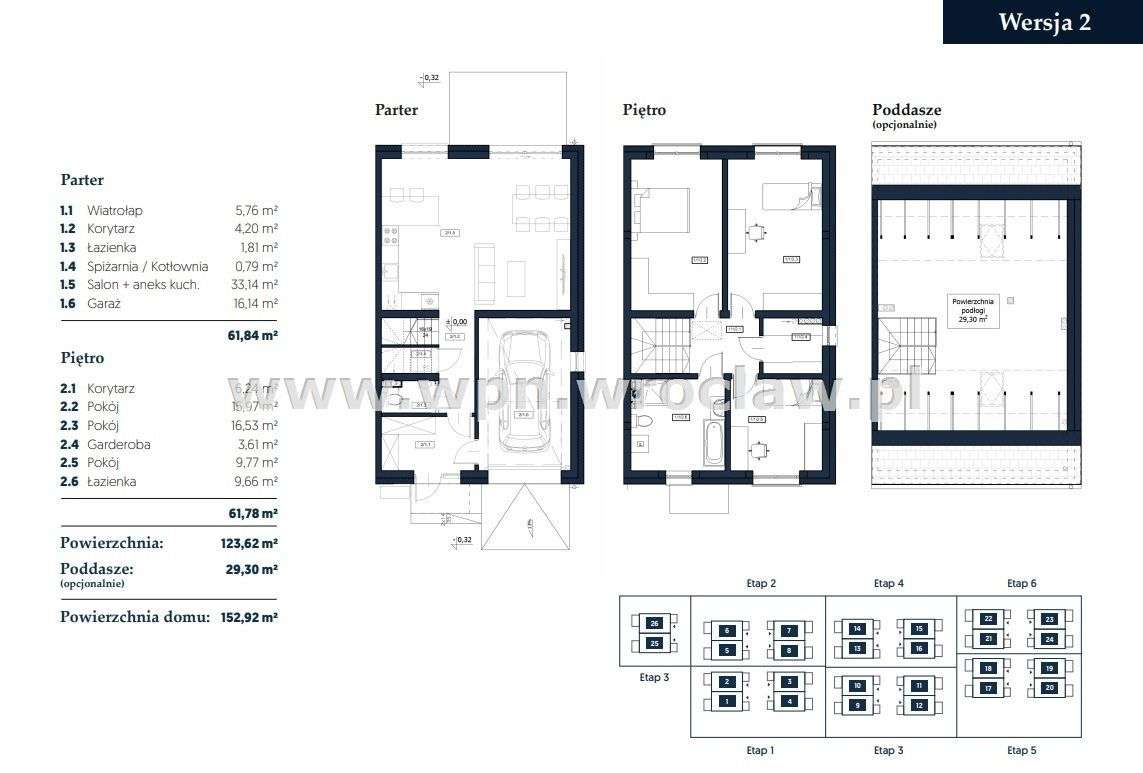 Nowy duży bliźniak 150m, garaż, ogród, Smart Home-3