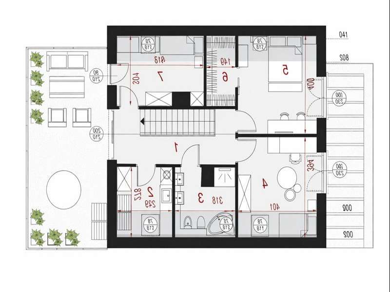 Nowoczesny dom jednorodzinny w trakcie realizacji. - Pełny obrazek: 2/5