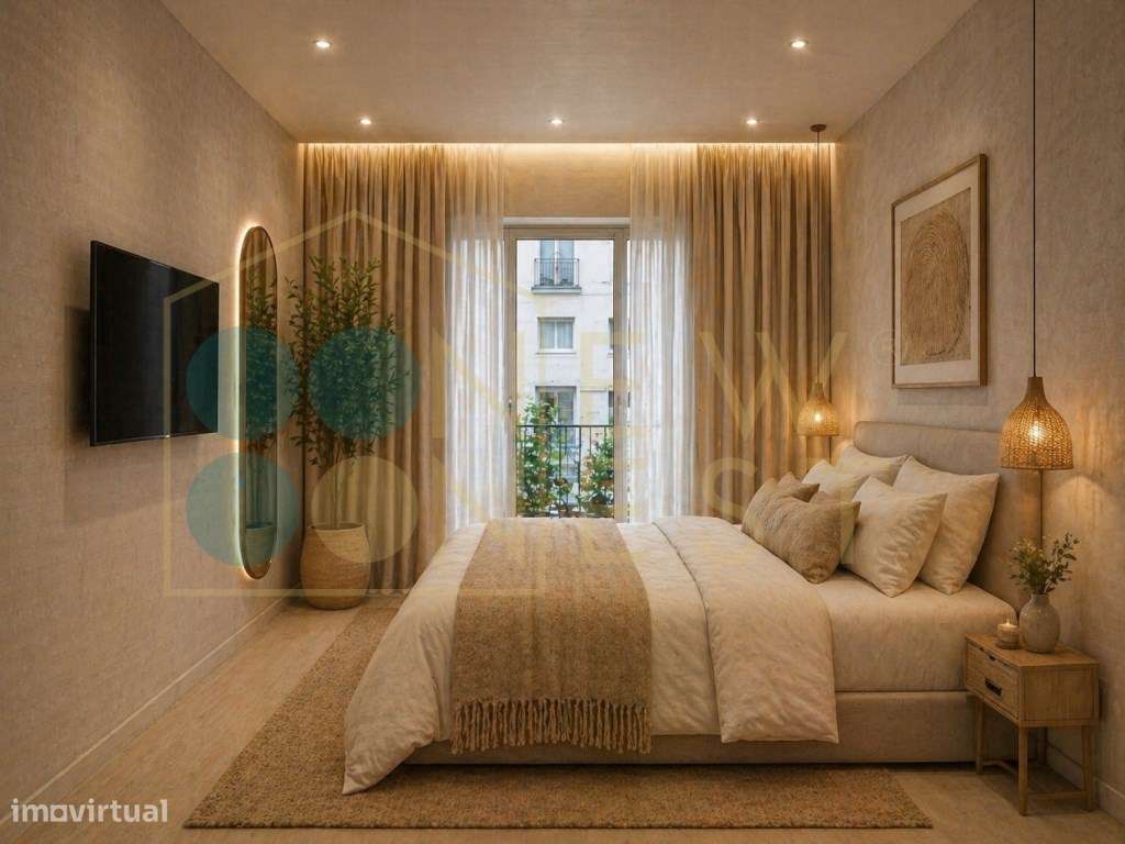 Apartamento T3 com Vista Rio - Arrecadação e Parqueamento - Espaço,...-6