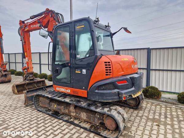 Kubota KX080-4 * 2019r. * klimatyzacja * 2 łyżki * - 12