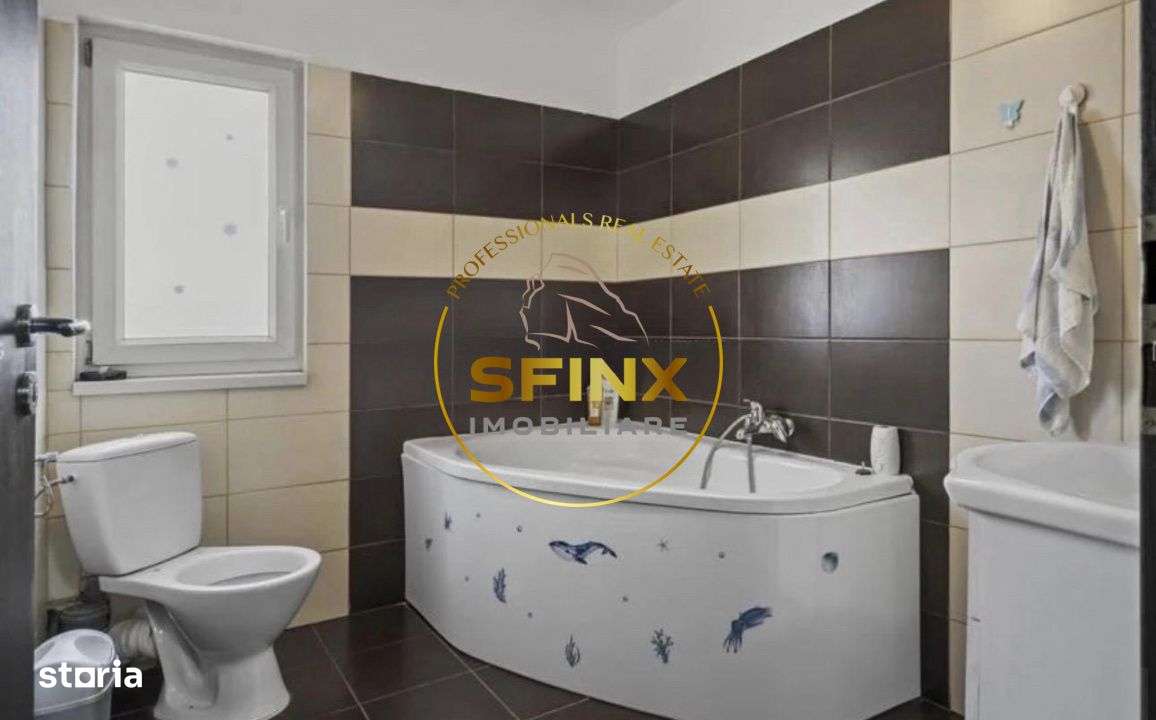 5 camere, 4 locuri parcare in garaj-vila cocheta Balotesti-16