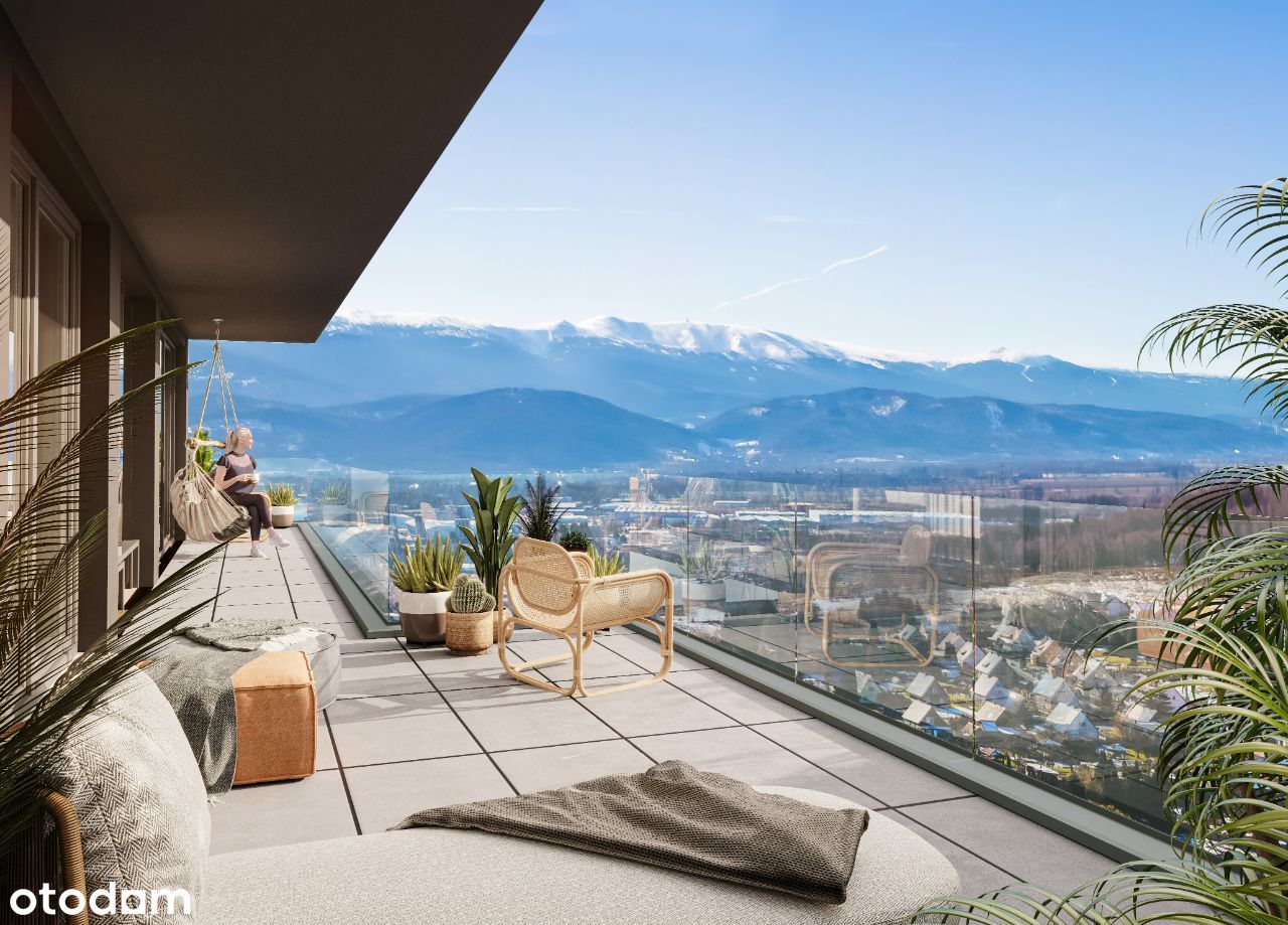 Nowe mieszkanie 3-pokojowe z widokiem na góry