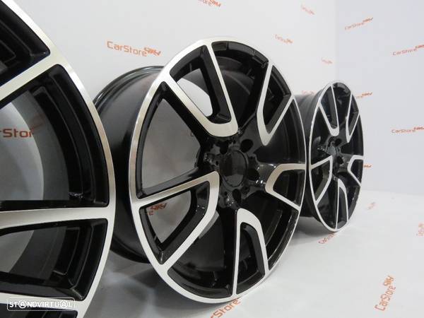 Jantes Look Mercedes AMG 18 x 8.5 et45 5x112 Preto + Polido - 5