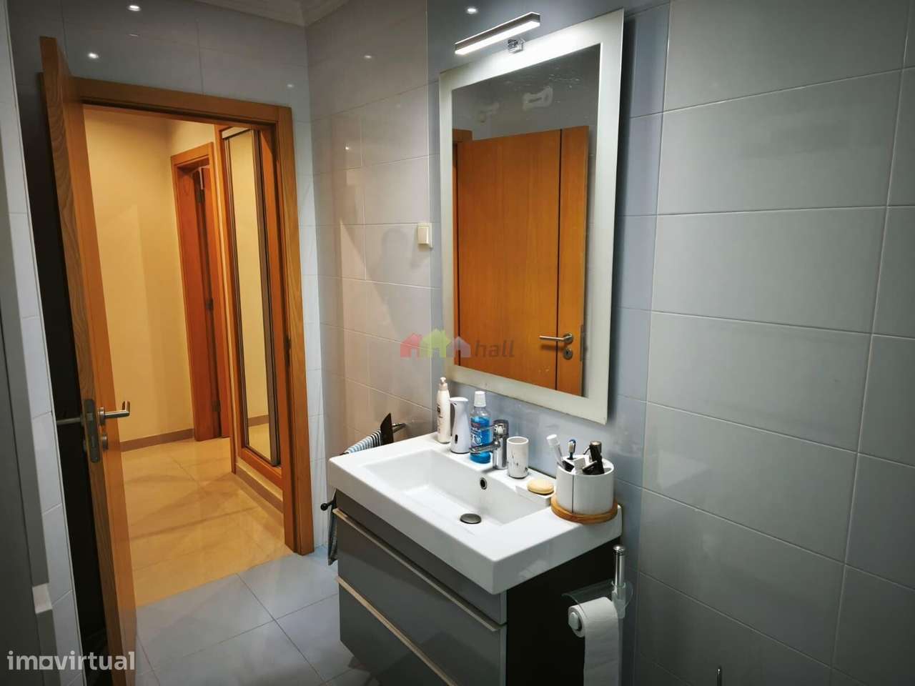 Apartamento T1 c/ terraço e garagem, Montijo-9