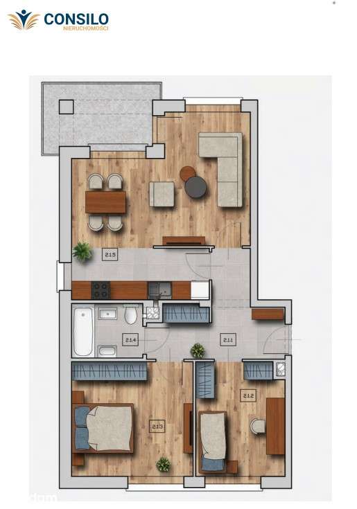 Funkcjonalny układ | 3 pokoje | 65m² | Wieliczka-2