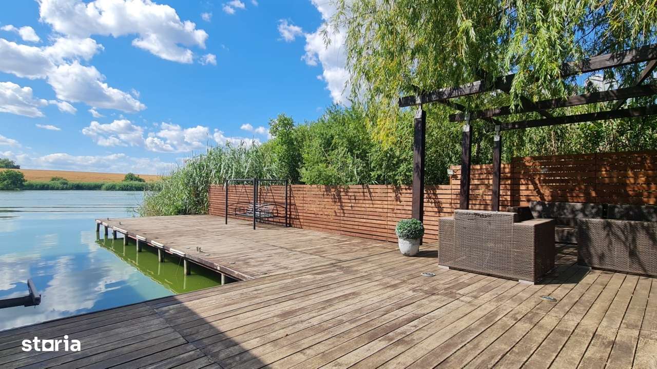 Vila luxurianta la lac cu ponton si casa de barca Snagov - Imagine principală: 4/15