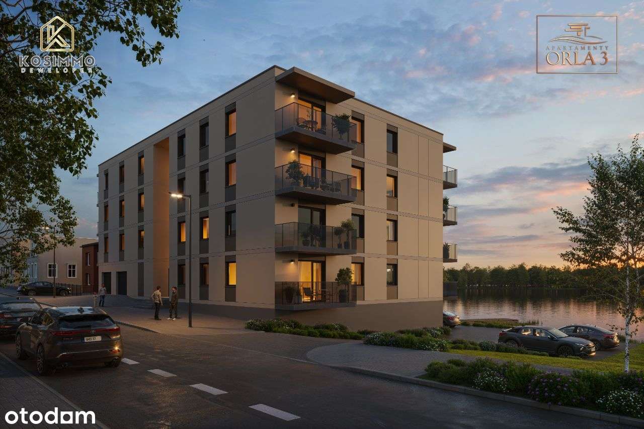 M10 APARTAMENTY Orla 3, Centrum, 3 pokoje, 1 piętro, widok na jezioro - Pełny obrazek: 5/15