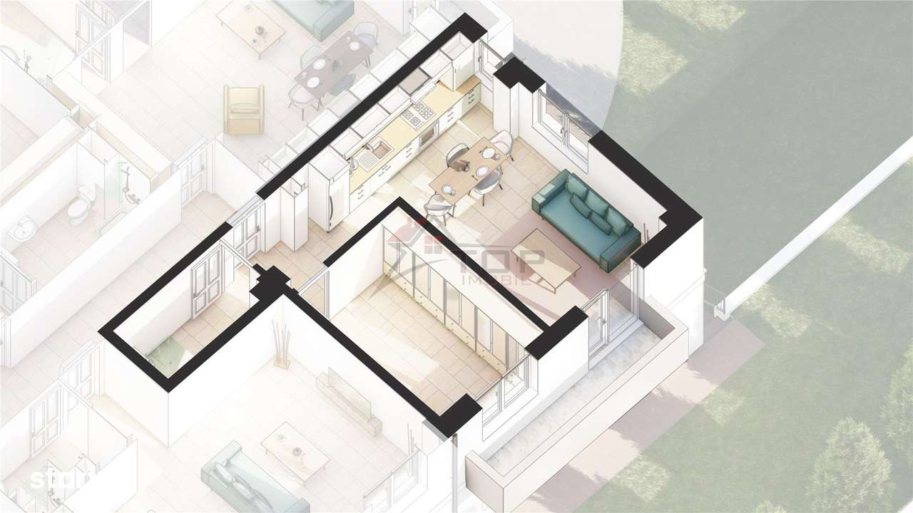 Apartament 2 camere Visan - Bucium - Imagine principală: 3/3