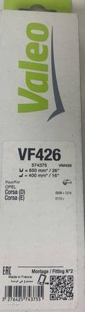 NOWE WYCIERACZKI VALEO SILENCIO VF426 650/400mm - 2