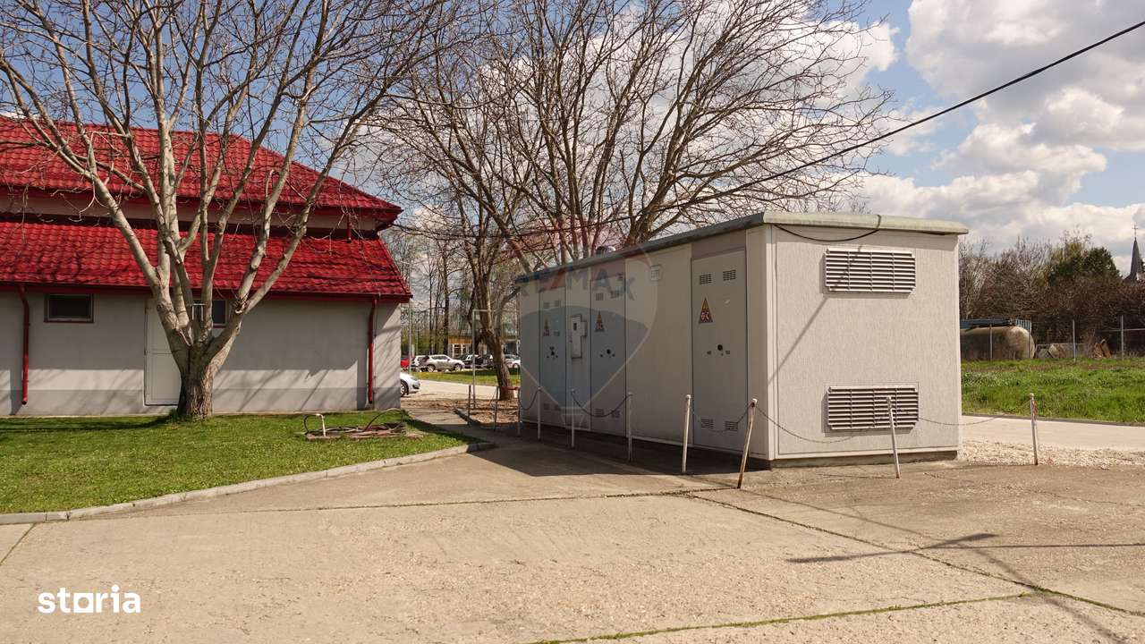 Hale + birouri, teren 5900 mp, 32 m la DN5, fotovoltaice, Giurgiu-2