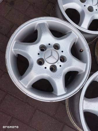 MERCEDES CLK W208 C KLASA W203 ALUFELGI Z OPONAMI ORYGINALNE  5X108 16" 215/55-16 - 4