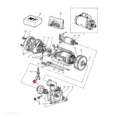 Bendix Massey Ferguson 3473804M91 Oryginał - 4