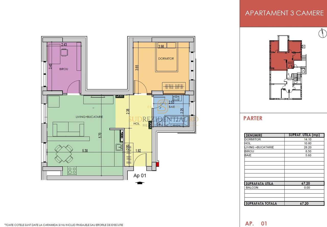 Apartament cu 3 camere, compartimentare ideala - zona Postalionului - Imagine principală: 5/20