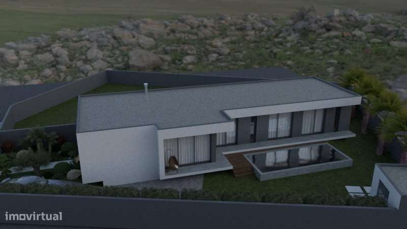 Moradia Térrea T3 com Piscina no centro de Alfena-11